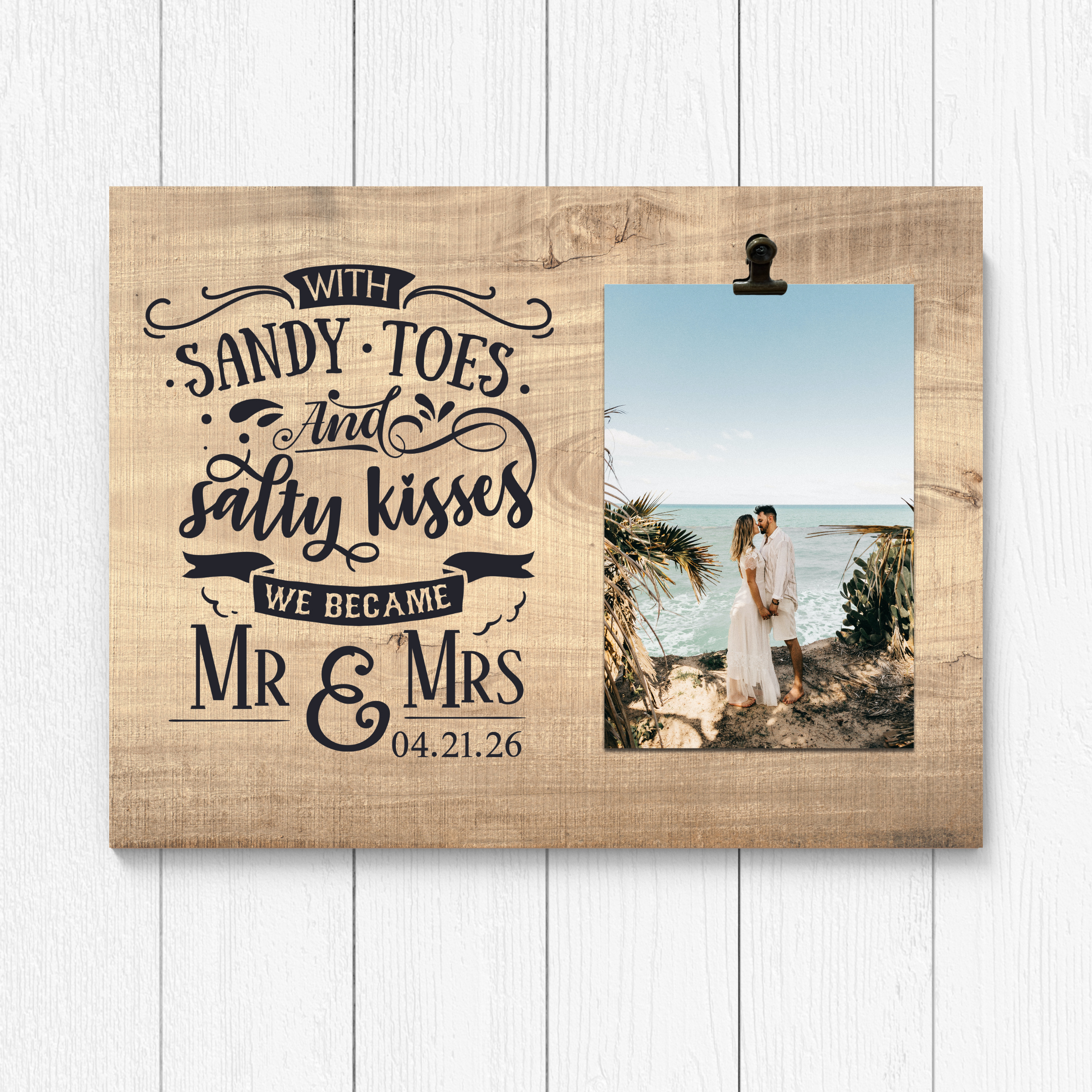 Personalized Anniversary Gift Calendar Acrylic Photo Frame For Couple -  Incredible Gifts