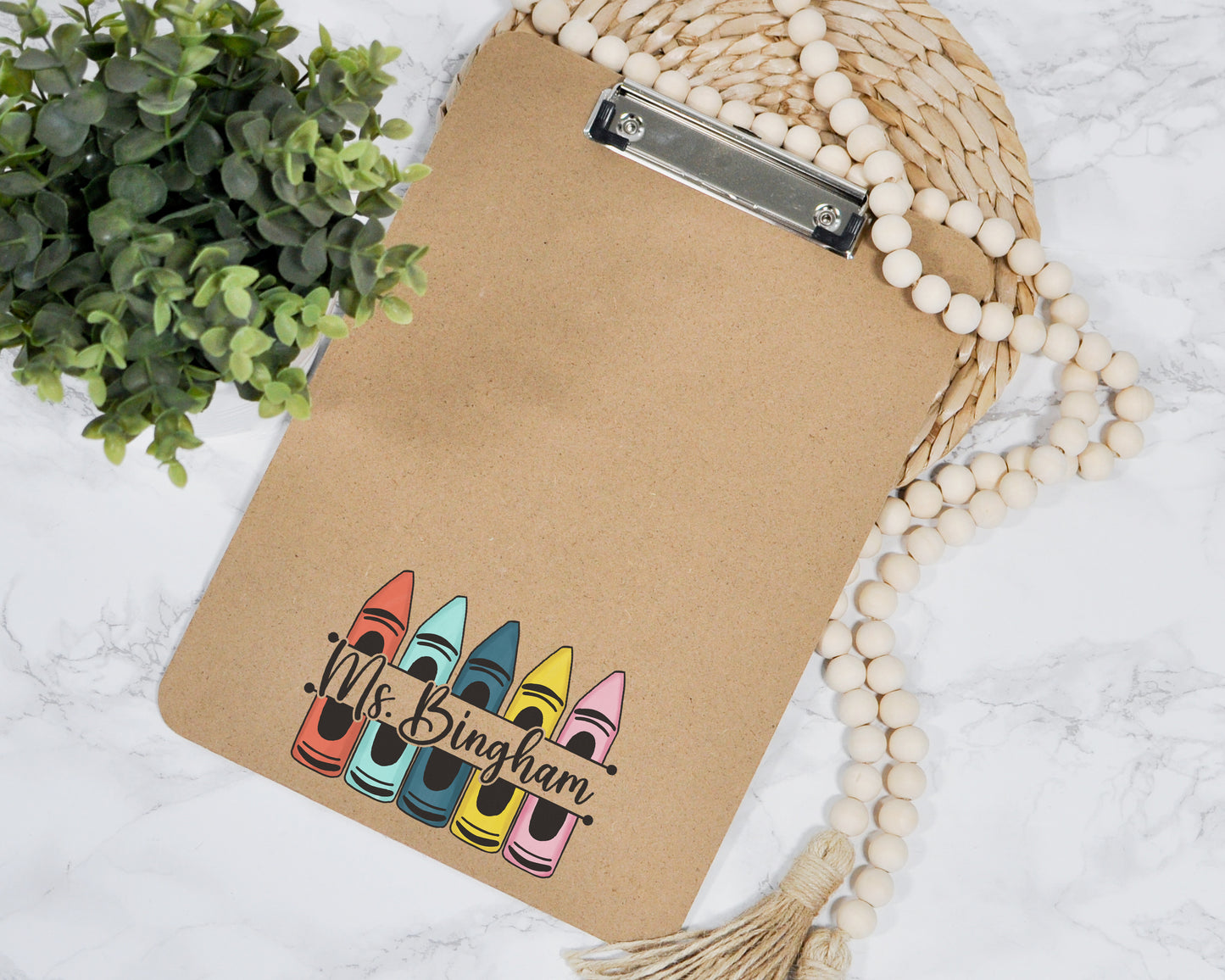 Personalized Teacher Clipboard - Teacher Appreciation Gift